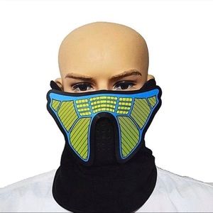SOUND ACTIVATED LED RAVER MASK #2
